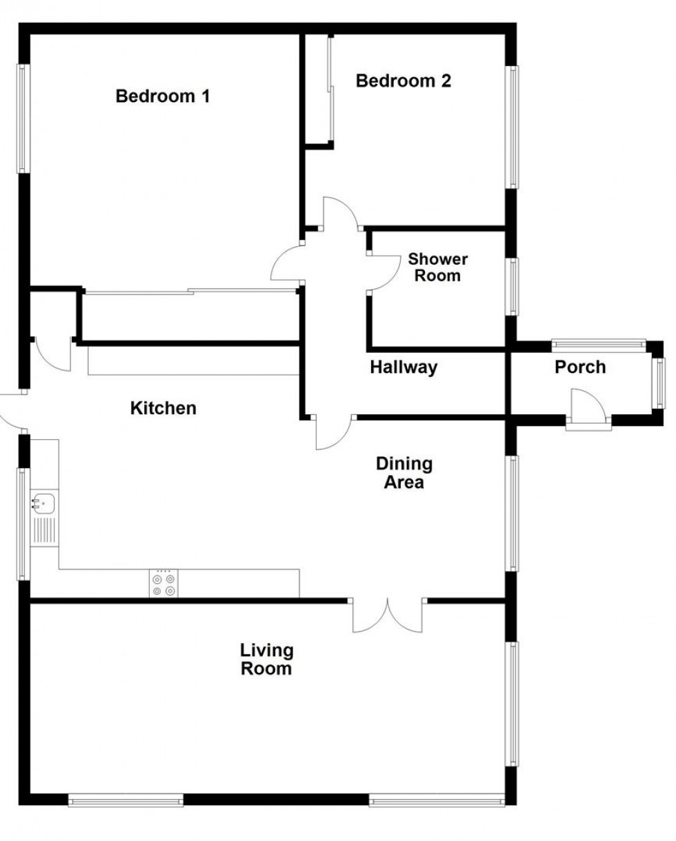 Floorplan for Weston Park Homes, Weston, Portland